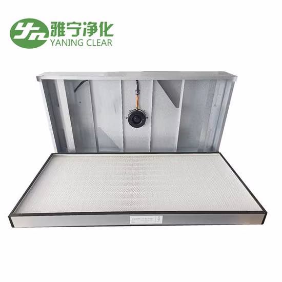Yaning flusso d'aria laminare FFU, filtro HEPA con ventola o motore